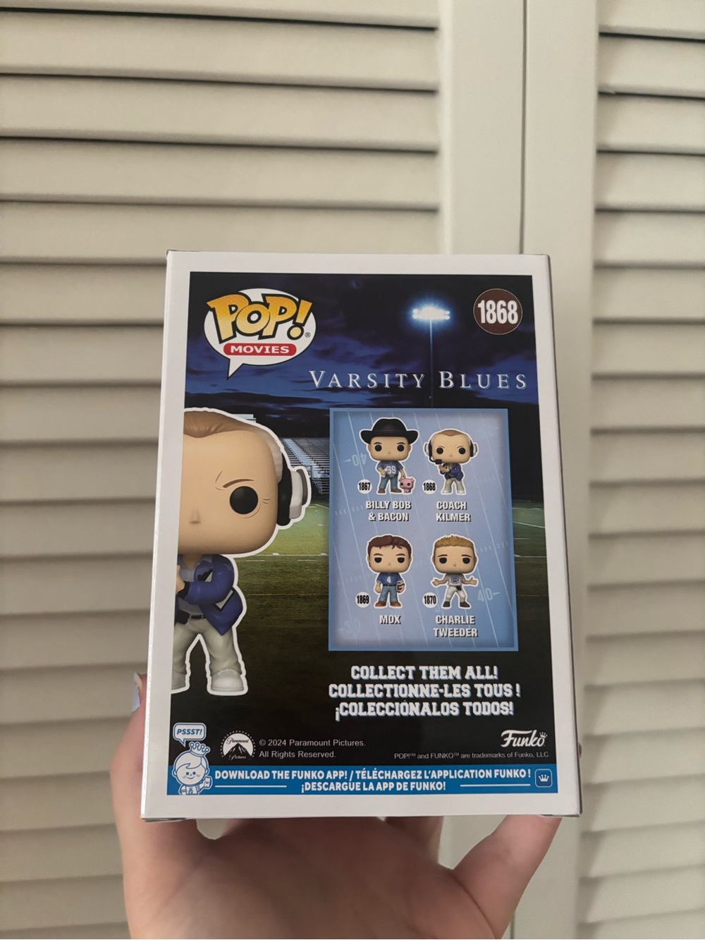 Funko Pop! Movies Coach Kilmer #1868 - Blue - Picture 4 of 7